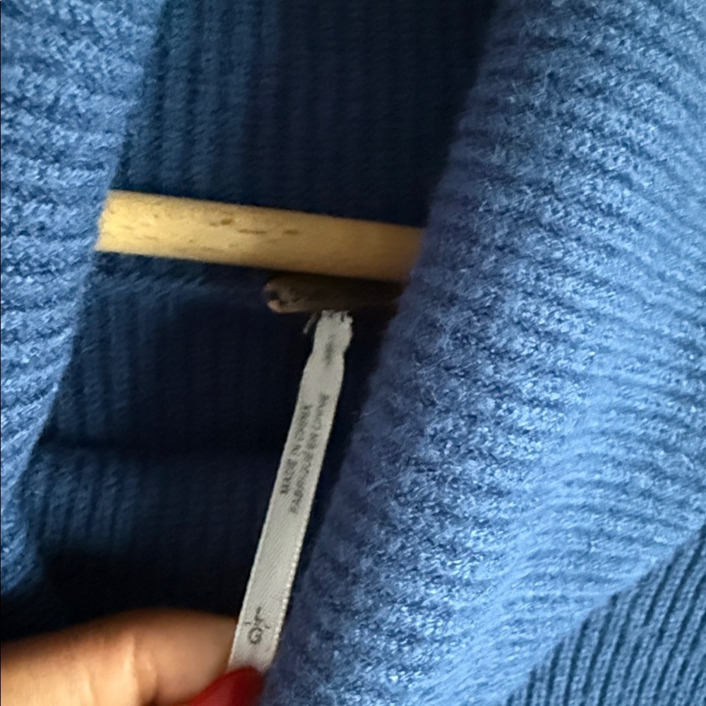 Free People Softly Structured Color Block Sweater Large - Picture 6 of 8